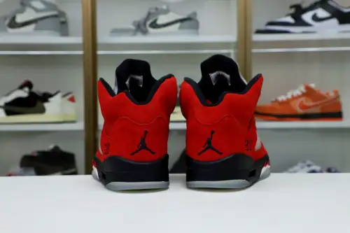 Air Jordan 5 Retro Raging Bull Red Suede 