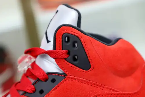 Air Jordan 5 Retro Raging Bull Red Suede 