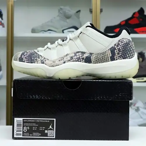 Air Jordan 11 Low Snakeskin Light Bone