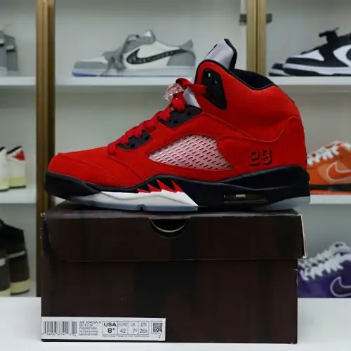 Air Jordan 5 Retro Raging Bull Red Suede 104981