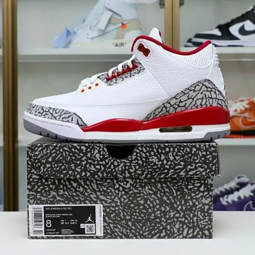 Air Jordan 3 Retro Cardinal Red(Ct8532-126）