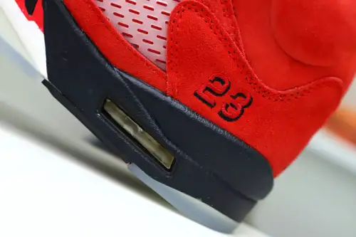 Air Jordan 5 Retro Raging Bull Red Suede 