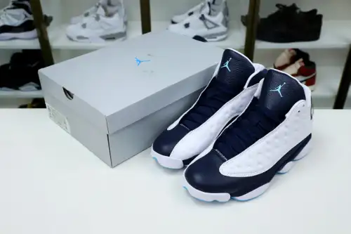 Air Jordan 13 Retro White Obsidian Powder Blue 414571-144 8E9286