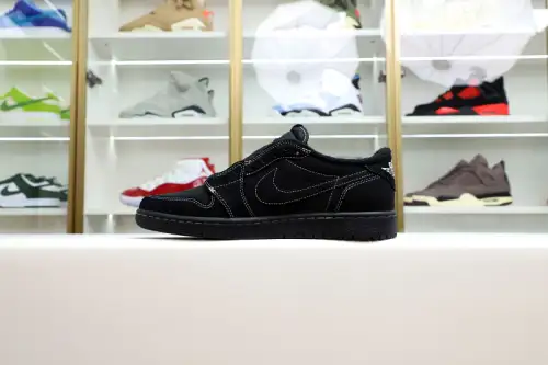 Travis Scott X Nike Air Jordan 1 Low Og “Black Phantom” 