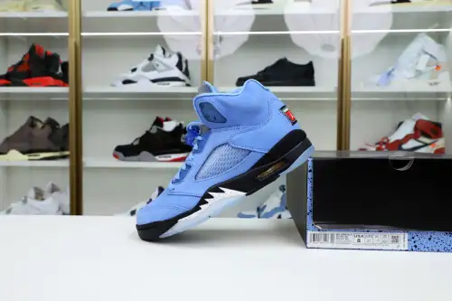Air Jordan 5 Retro Se Dv1310 401 University Blue Black-White Bleu 