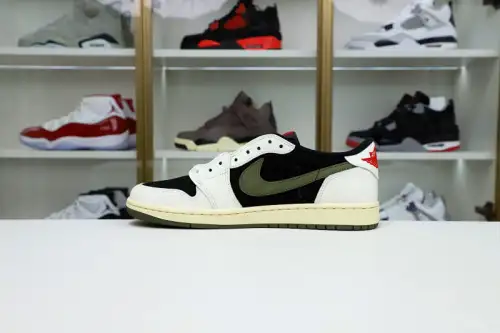 Travis Scott X Nike Air Jordan 1 Low Og “Olive” 