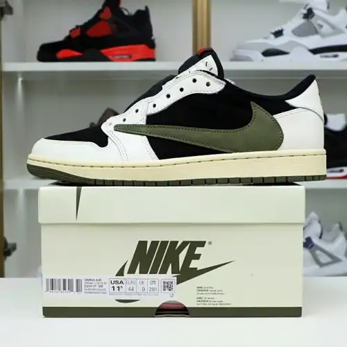 Travis Scott X Nike Air Jordan 1 Low Og “Olive” 0B335