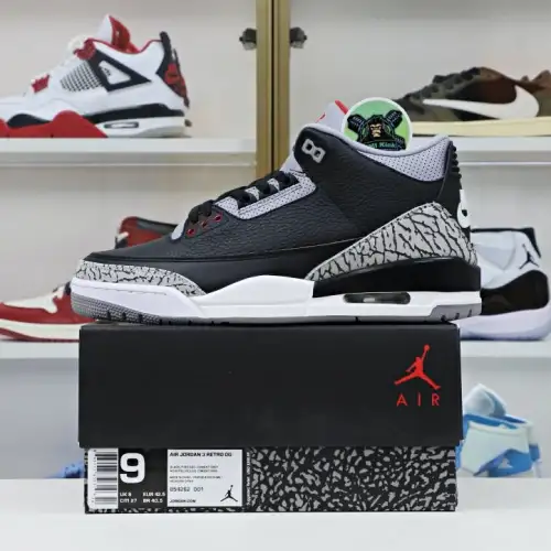 Jordan Air Jordan 3 Retro Blackcement 2018（854262-001） 5E78308