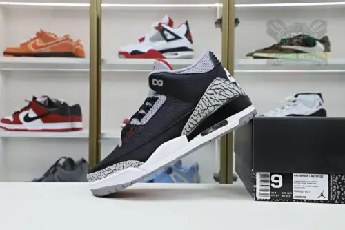 Jordan Air Jordan 3 Retro Blackcement 2018（854262-001） 
